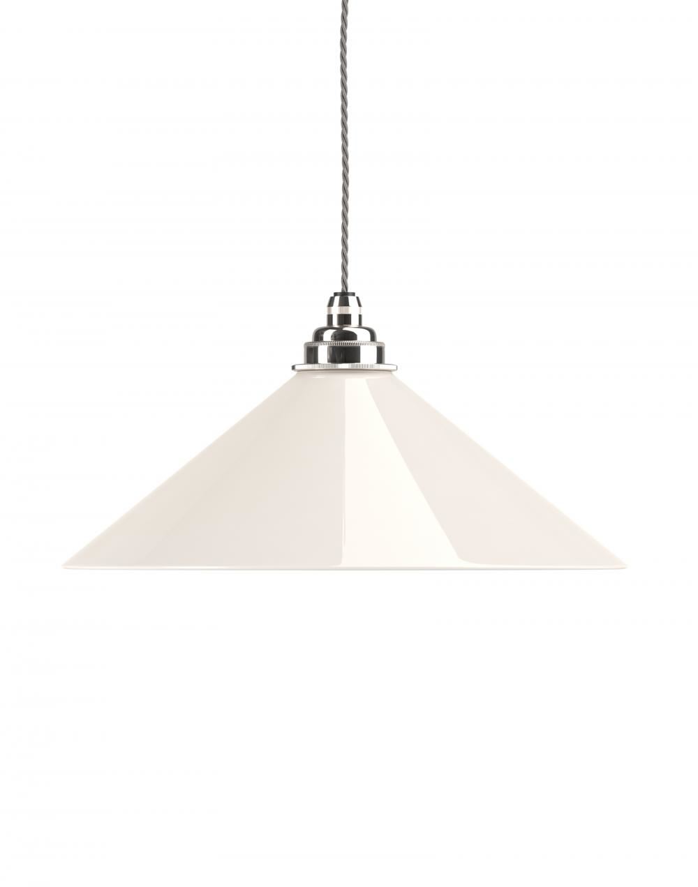 Fritz Fryer Hay Pendant Large White Nickel White Designer Pendant Lighting