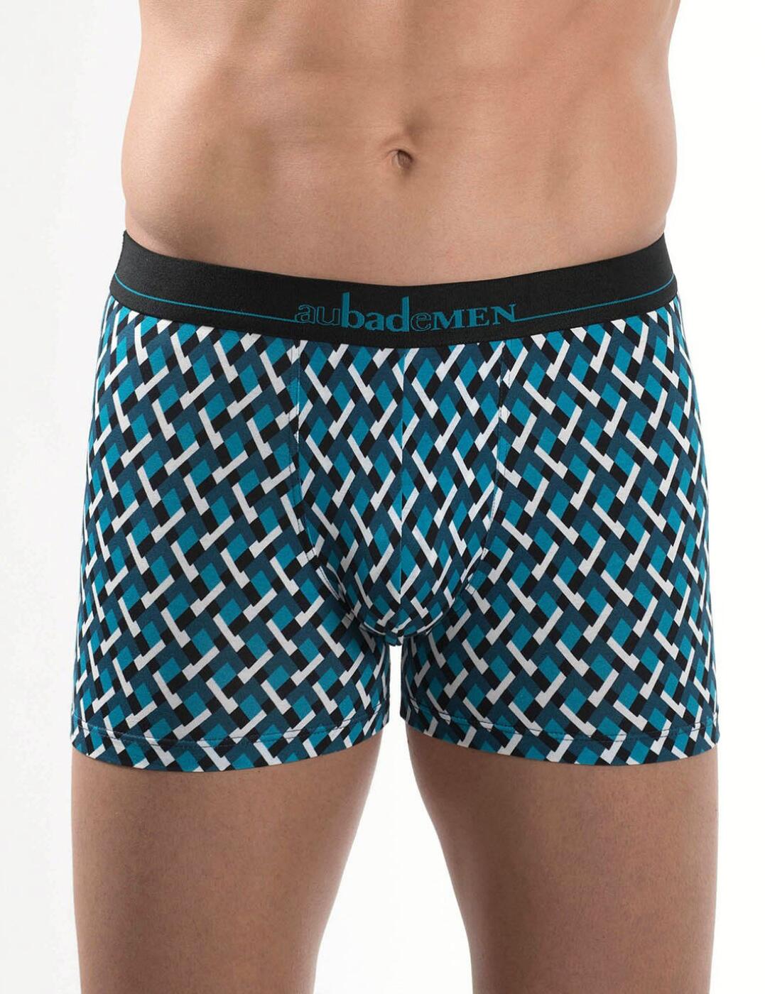 Update your underwear collection with these Boxer Shorts from Aubade. Offering a comfortable and contemporary fit and a stylish design, you're sure to feel your best! Playful prints in an assortment of vibrant colours schemes.  Stylish and on-trend design Comfortable fit Elasticated waistband Lined crotch Composition: 47% Modal &pipe; 47% Cotton&pipe; 6% Elastane Listed in UK sizes  36112-66255-893334 XB73M Mens Boxer Short