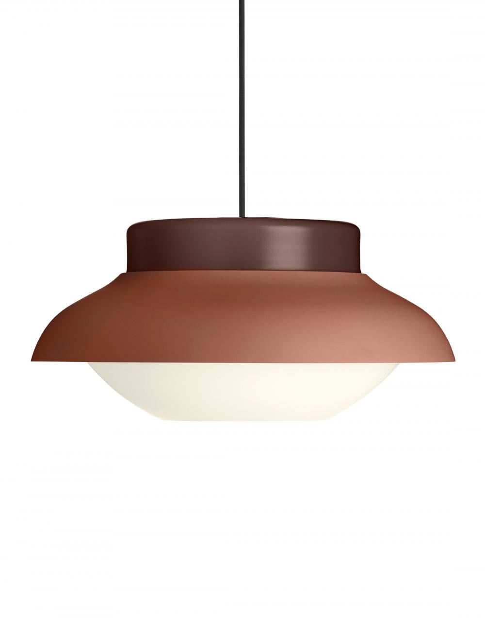 Collar Pendant Light Large Terracotta Light Matt