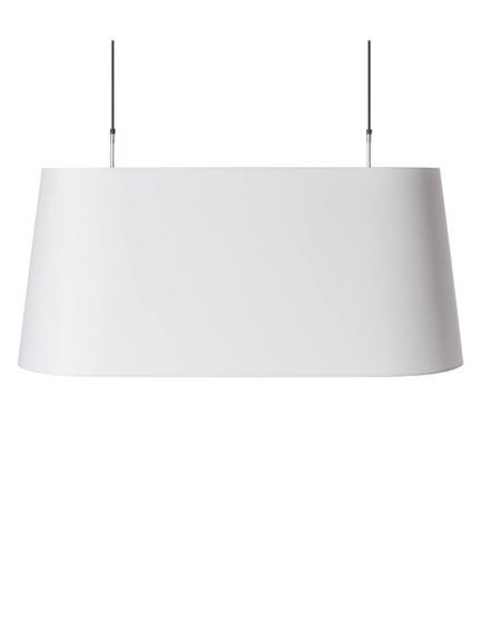 Oval Light Pendant White