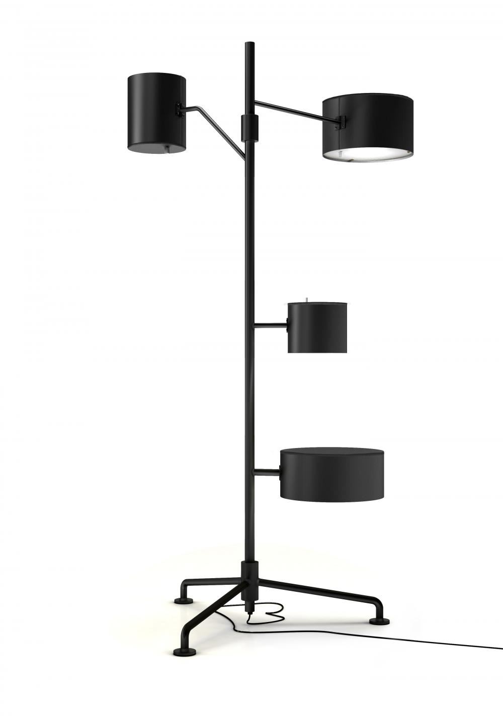 Statistocrat Floor Lamp Jet Black