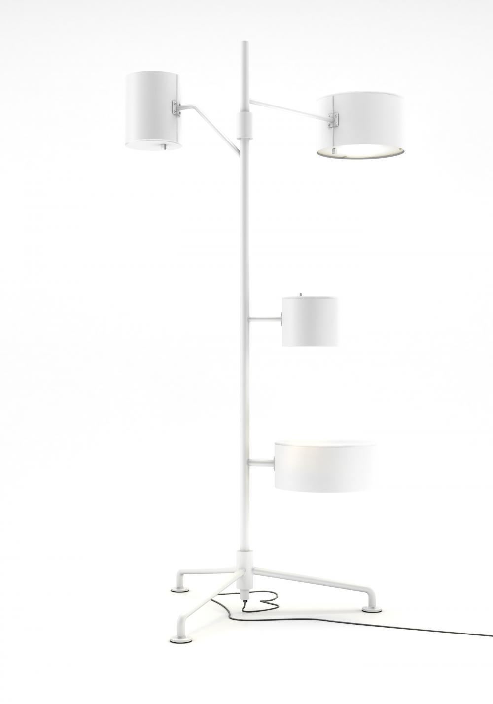 Statistocrat Floor Lamp Pure White