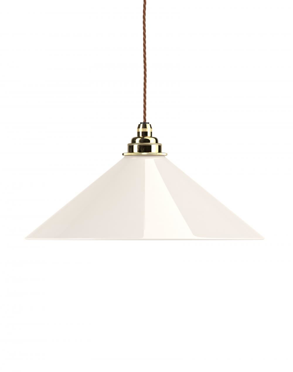 Fritz Fryer Hay Pendant Large White Polished Brass White Designer Pendant Lighting