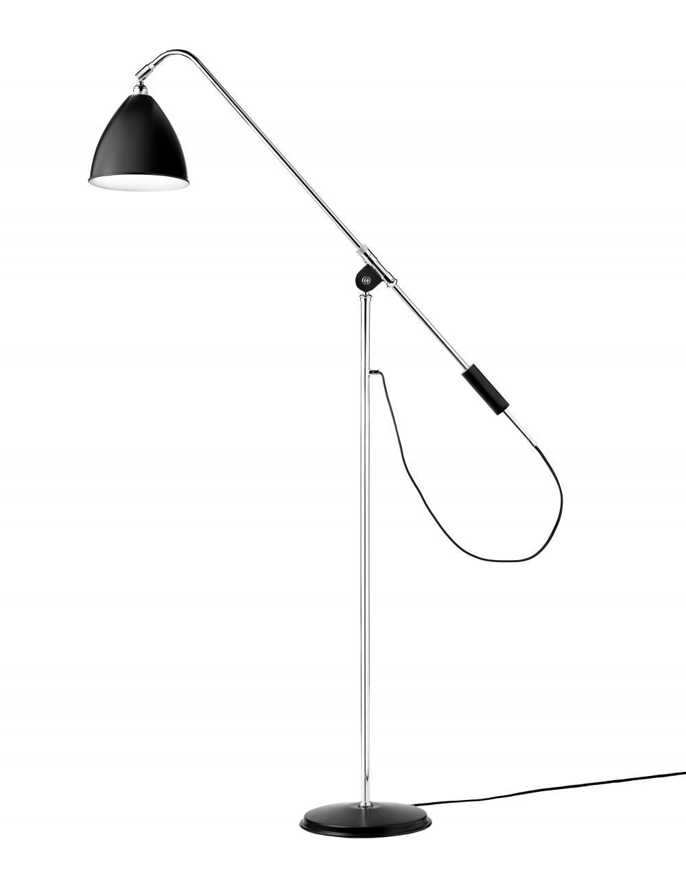 Bestlite Bl4 Floor Lamp Chrome Black