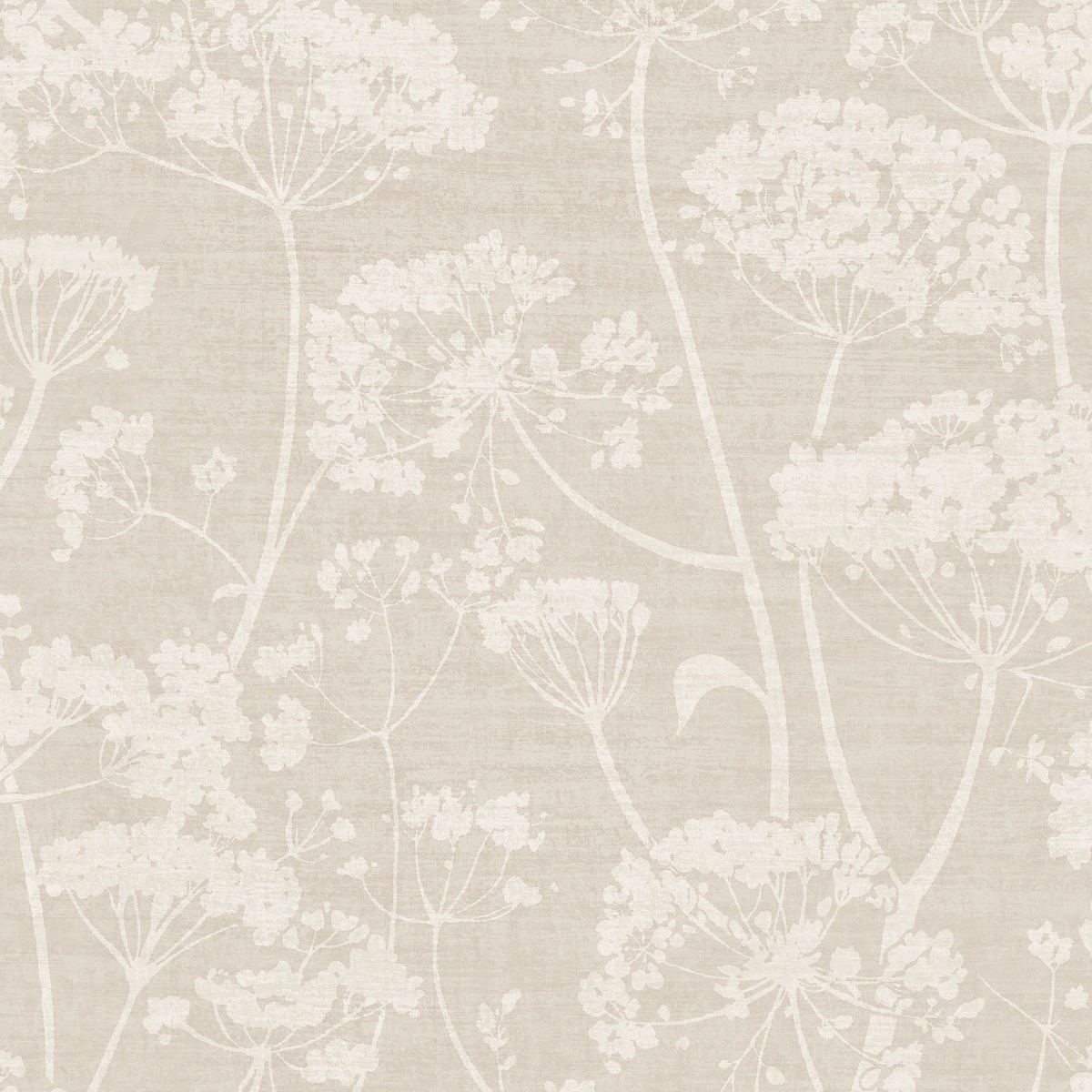 Cow Parsley Wallpaper Neutral Grandeco 204901