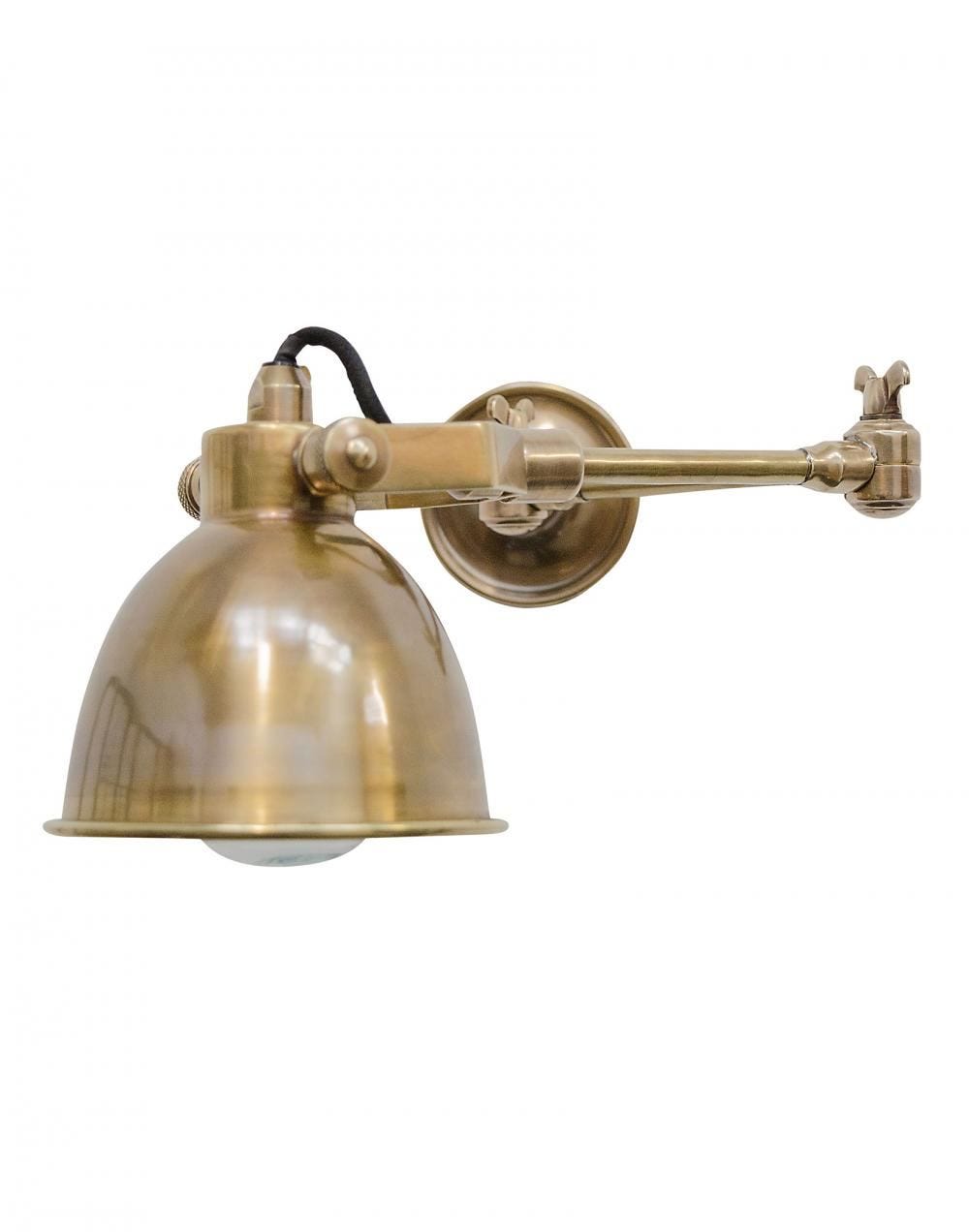 Maxim Swing Wall Light Antique Brass
