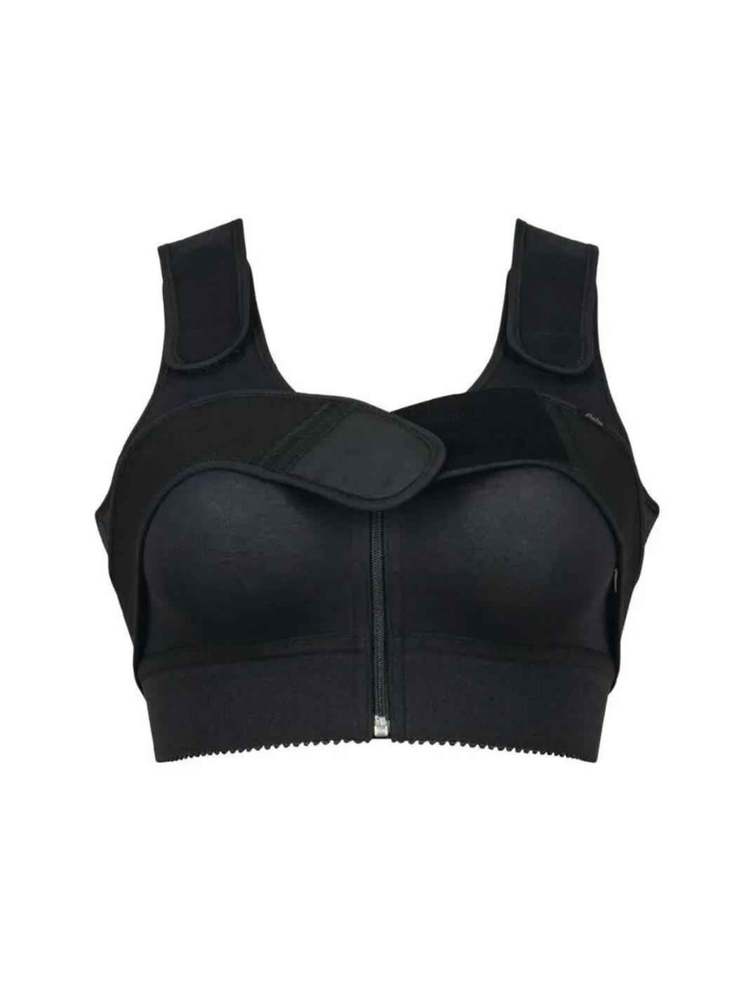 This compression bra will relieve the lymph drainage channels, and prevents any discomfort post surgery. The Anita post-surgery has a detachable compression belt will further help with your recovery time. The belt can be secured at the back and then wrap around to the front with a velcro fastening. And for ease and comfort the bra is front fastening with a zipper. The belt combined with the double layered cups will speed up and make you recovery more comfortable.  Post surgery bra Detachable compression bra Front fastening Moulded cups Composition - 85% Cotton &pipe; 15% Elastane Listed in UK sizes  50317-91073-1237800 1095 Post-Surgery Bra