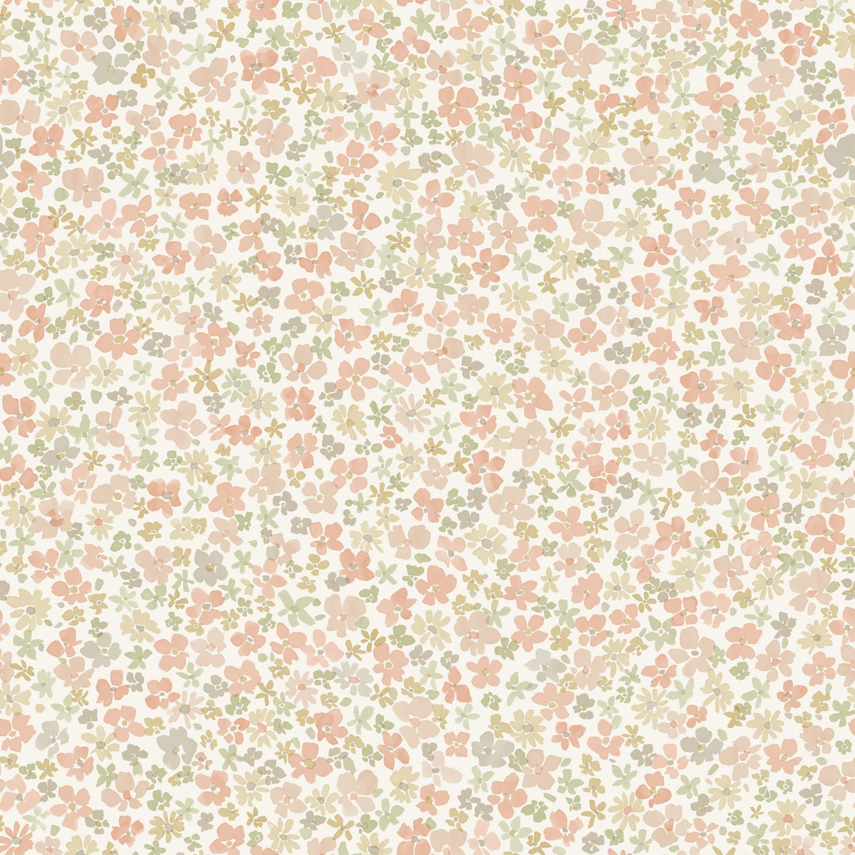 Veronica Floral Wallpaper Blush Pink / Multi Grandeco LD3018