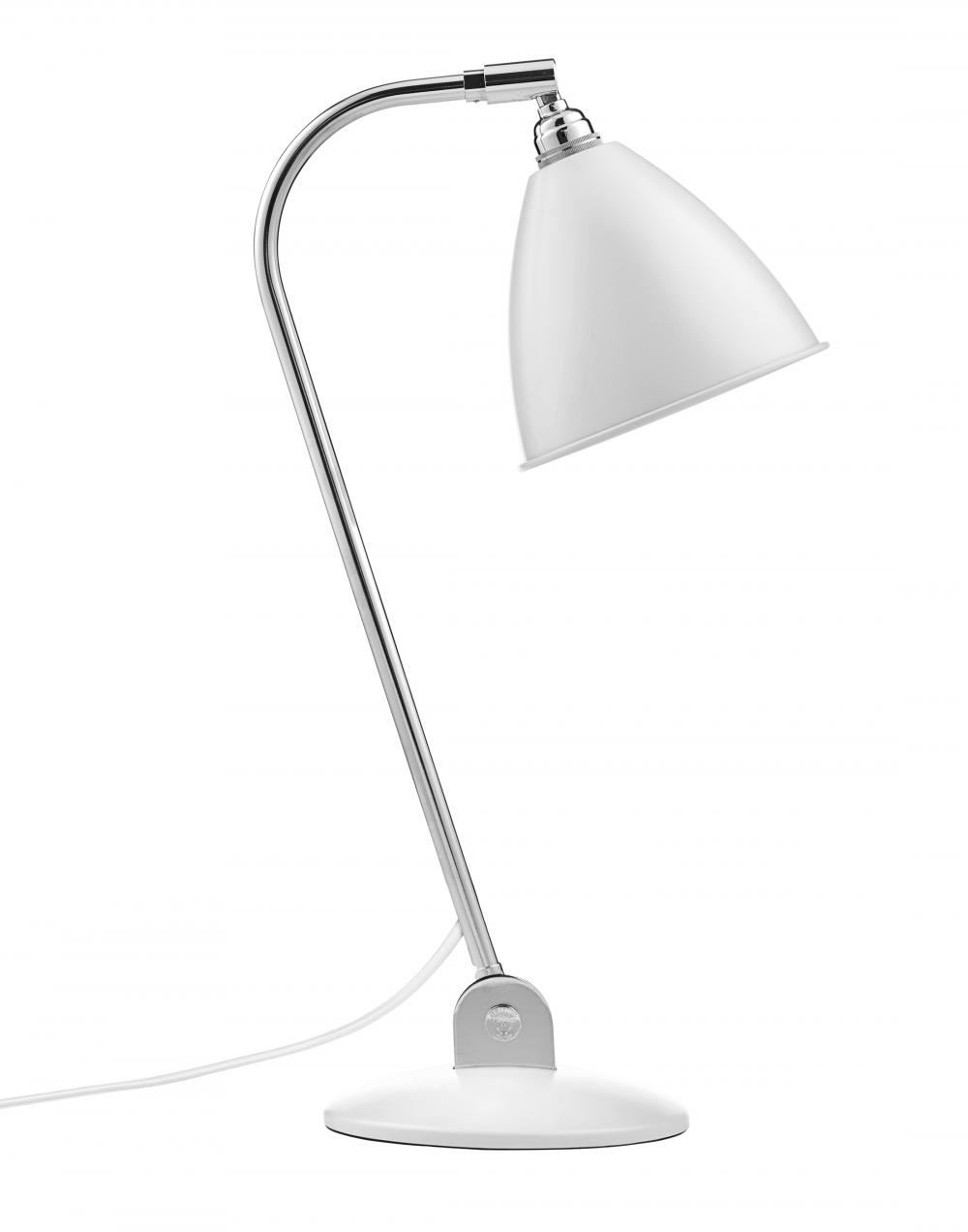 Bestlite Bl2 Table Lamp Chrome Matt White