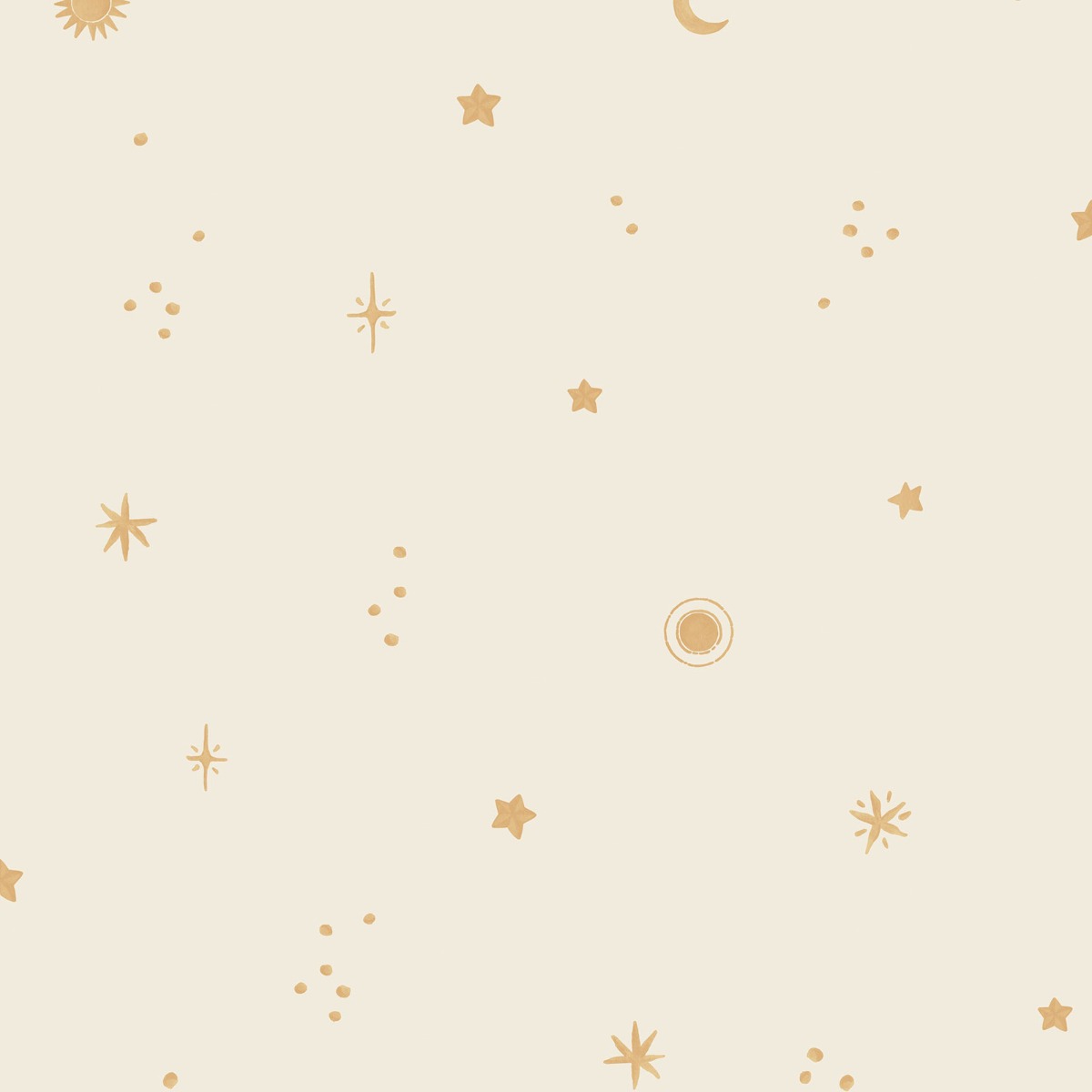 Dudley Night Sky Textured Vinyl Wallpaper Cream Grandeco LD3619