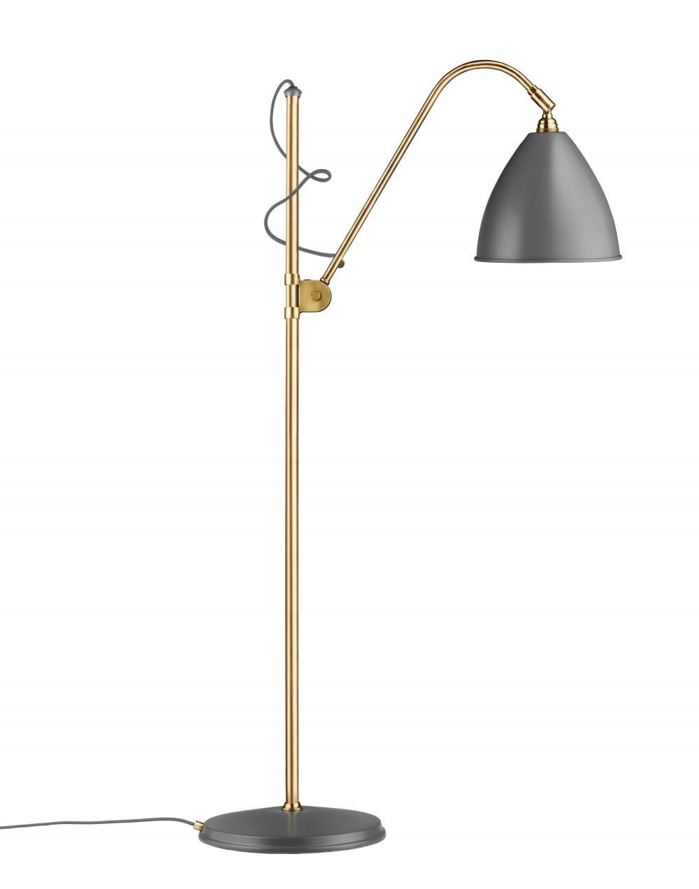 Bestlite Bl3 Floor Lamp Large Shade Brass Grey