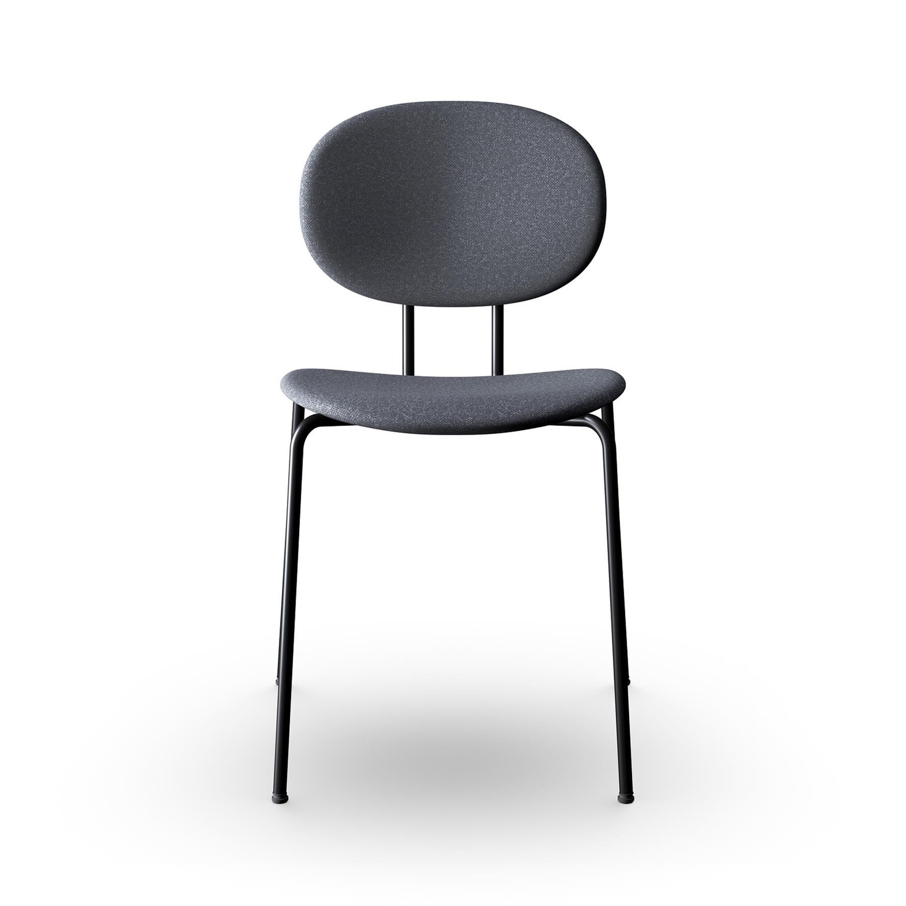 Sibast Piet Hein Dining Chair Fully Upholstered Black Steel Hallingdal 180 Designer Furniture From Holloways Of Ludlow