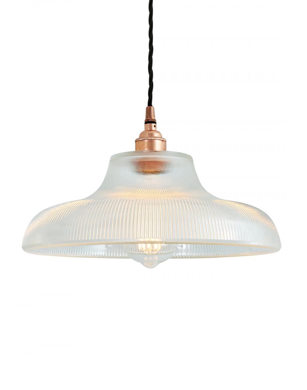 Mullan Lighting Mono Industrial Railway Pendant Polished Copper Designer Pendant Lighting