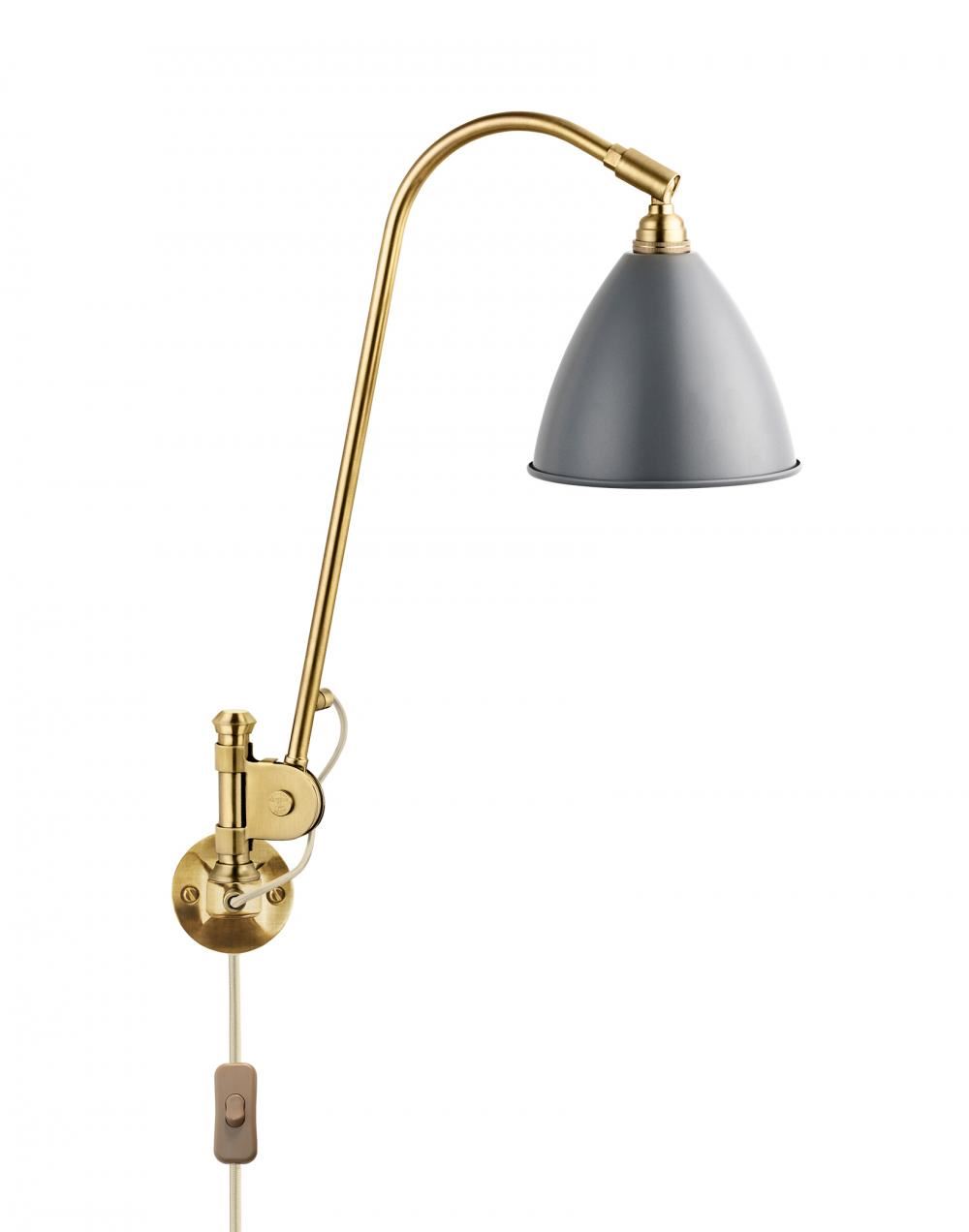 Bestlite Bl6 Wall Light Brass Grey