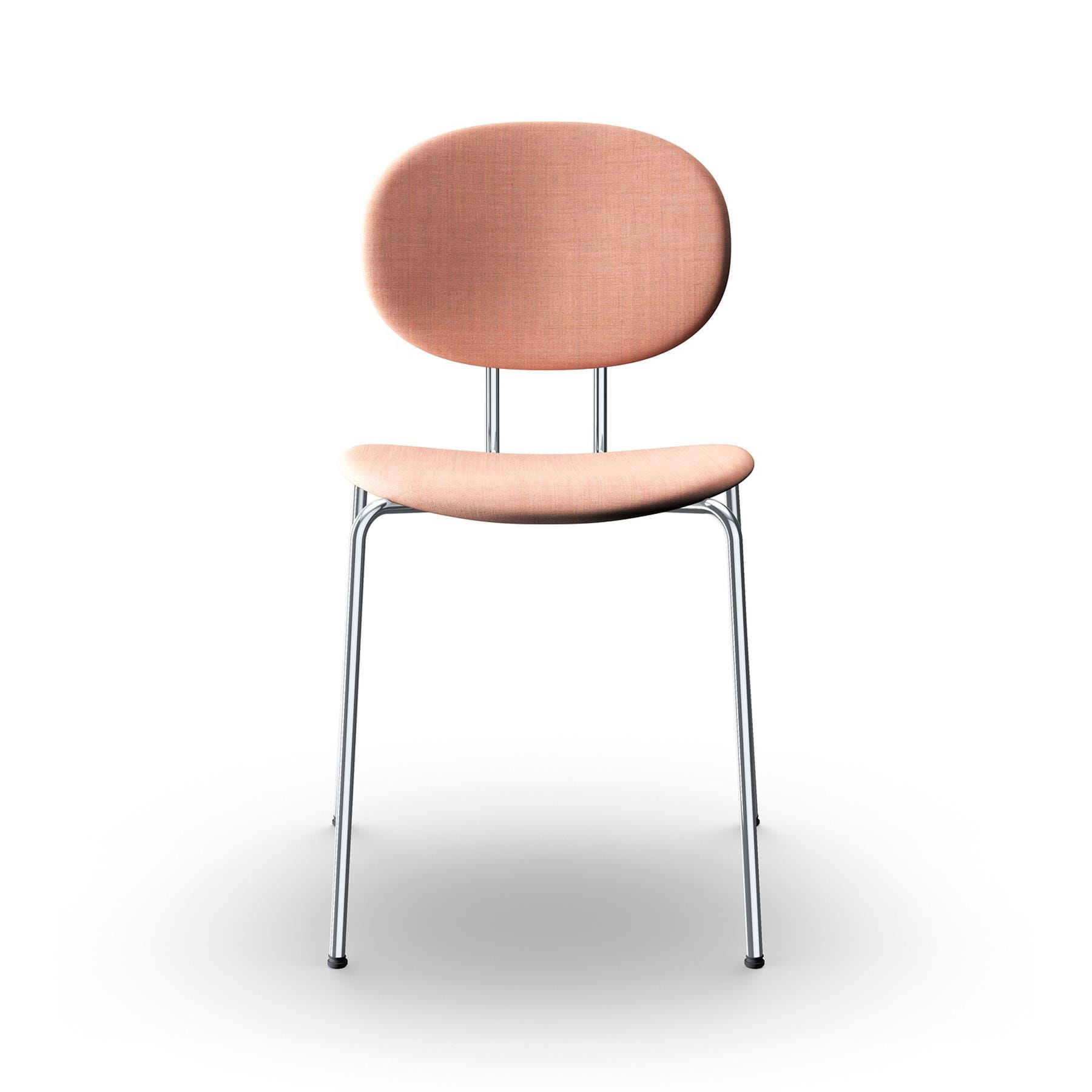 Sibast Piet Hein Dining Chair Fully Upholstered Chrome Remix 612 Pink Designer Furniture From Holloways Of Ludlow
