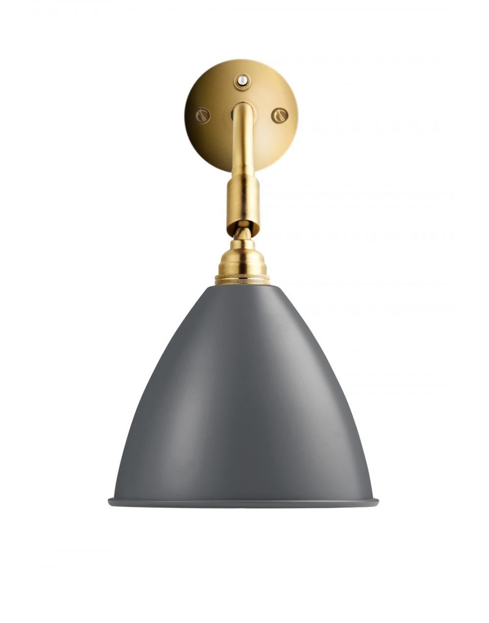 Bestlite Bl7 Bracket Wall Light Brass Grey