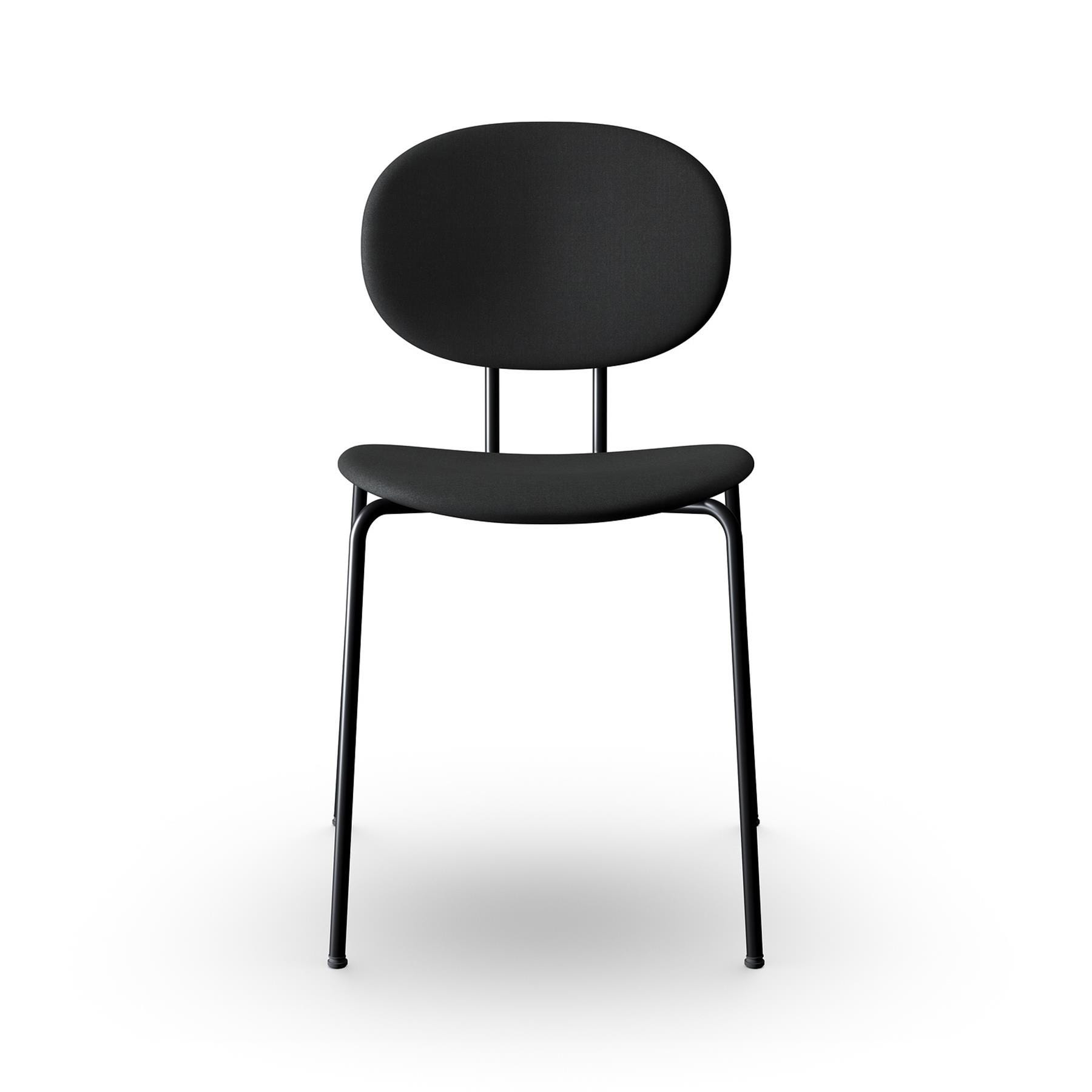 Sibast Piet Hein Dining Chair Fully Upholstered Black Steel Remix 383 Designer Furniture From Holloways Of Ludlow