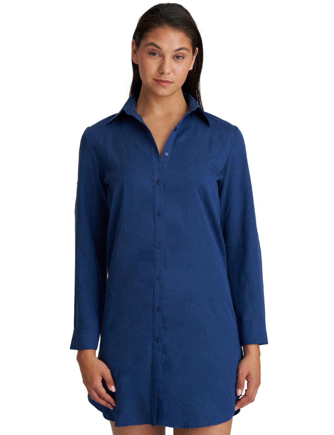 The Marie Jo Saturna swimwear shirt is designed to bring timeless luxury and class to your beachwear collection. Perfect for a day at the beach or pool, this stylish shirt provides just the right touch of modesty with its mid-thigh length and long-sleeve design. The button-down front allows you to wear it open or closed depending on your preference. The high-quality fabric will ensure that you stay comfortable throughout the day without sacrificing style. Plus, if you’re looking for a matching set, swimwear from the Saturna range is also available.  Shirtdress Swimwear cover-up Classy long shirt design Long sleeves Button down front Sits mid-thigh length Perfect for adding a touch of modesty to your swimwear collection Matching swimwear is also available Country of origin: China Composition: 100% Lyocell Listed in UK sizes  60196-105024-1377654 1005796 Swimwear Shirt