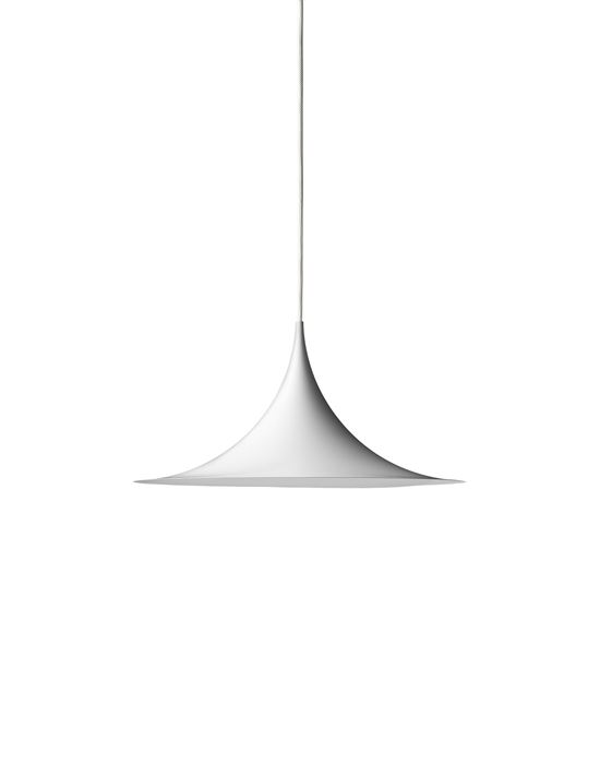 Semi Pendant Light Small Matt White