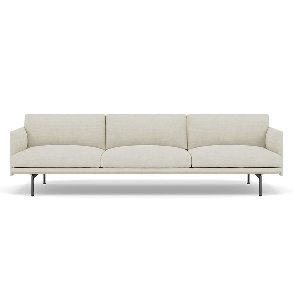 Outline Sofa 35seater Black Remix 233