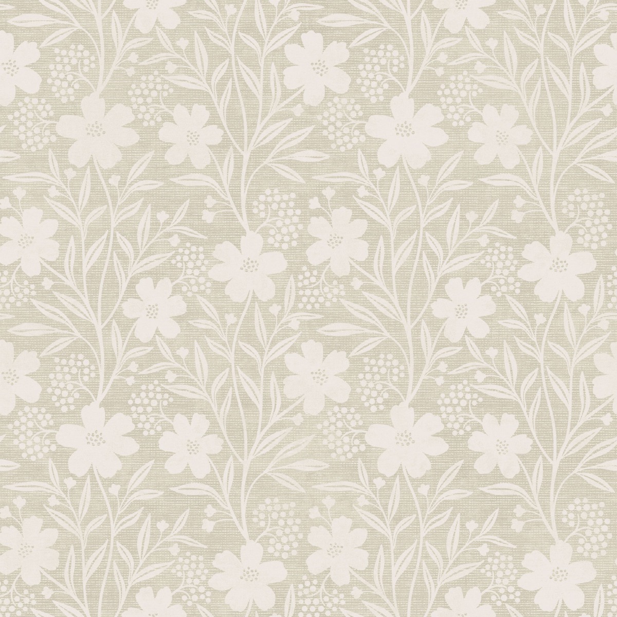 Berry Floral Wallpaper Neutral Arthouse 100363AH