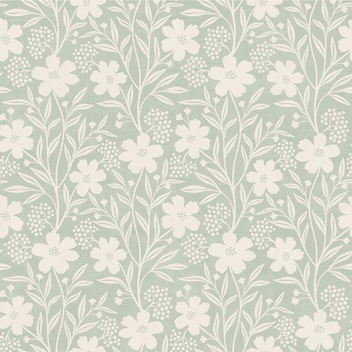 Berry Floral Wallpaper Sage Green Arthouse 100364AH