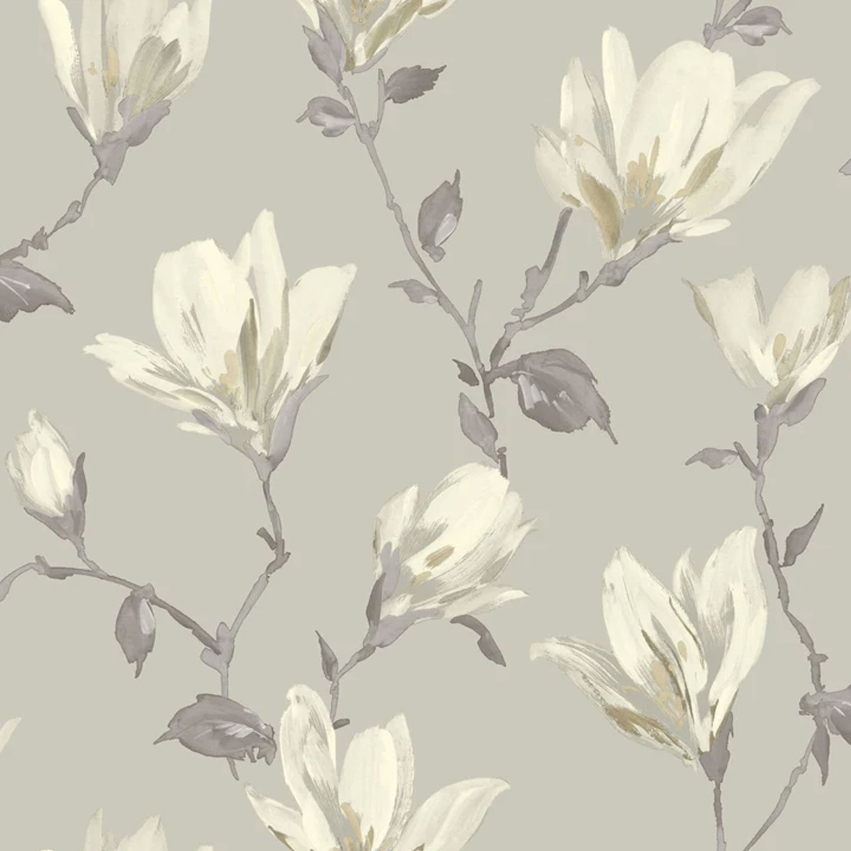 Lily Floral Wallpaper Natural Arthouse 925005