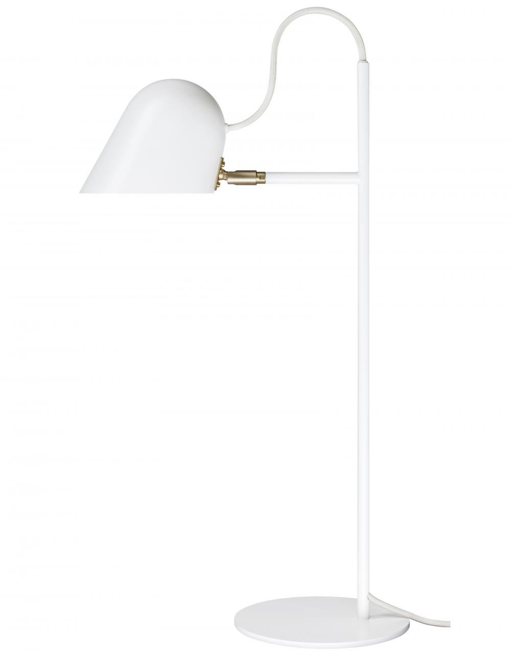 Streck Table Lamp Whitebrass