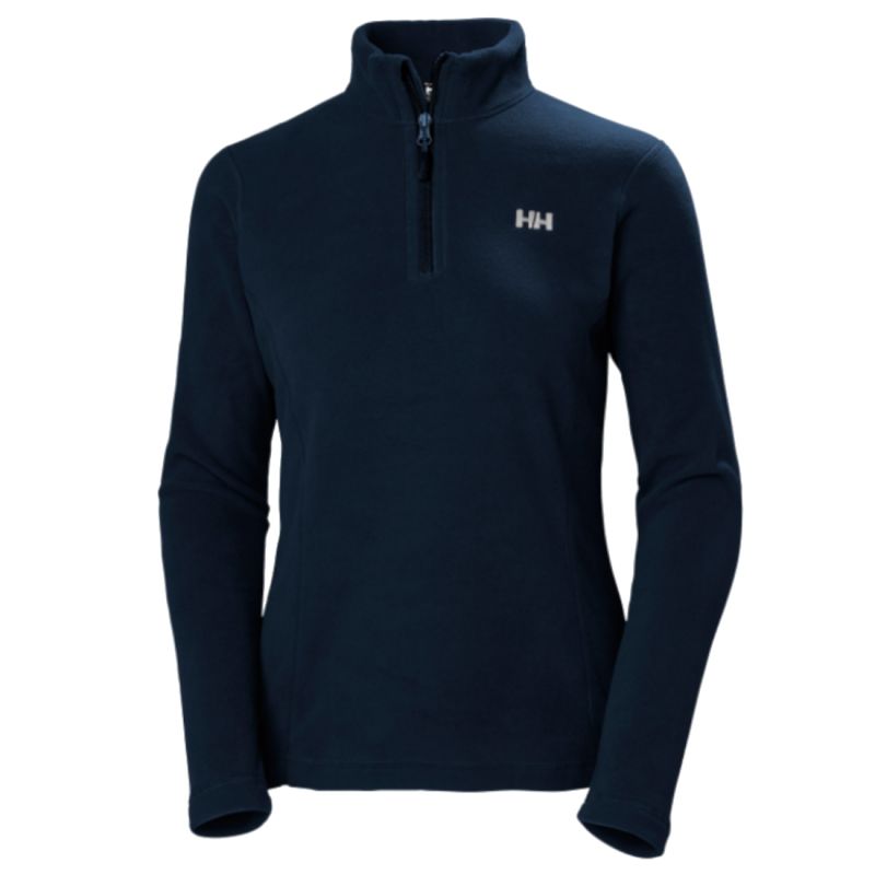 helly hansen women's daybreaker 1/2 zip fleece sweatshirt - navy blue