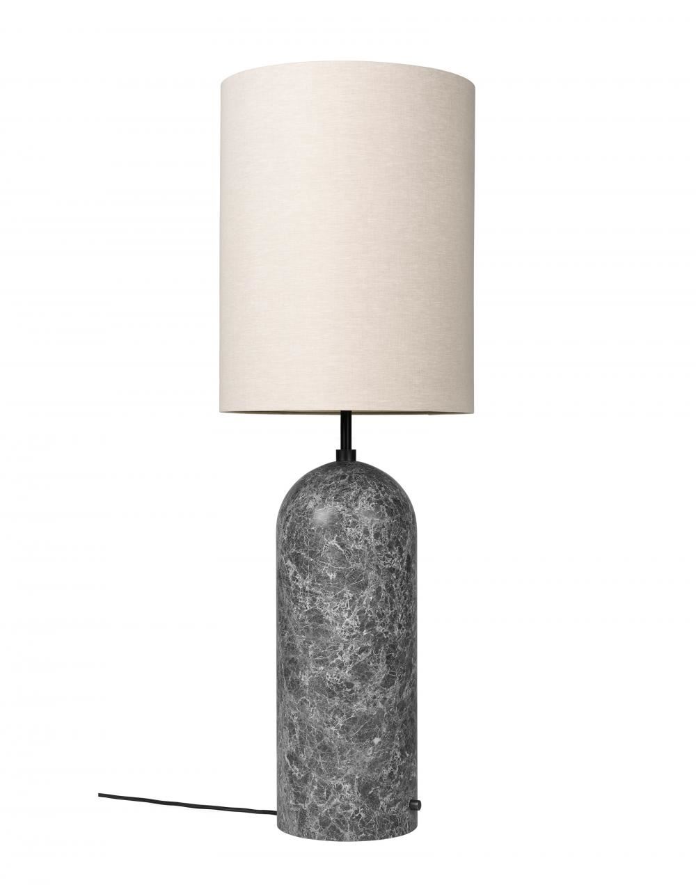 Gravity Xl Floor Lamp Grey Marble High Canvas