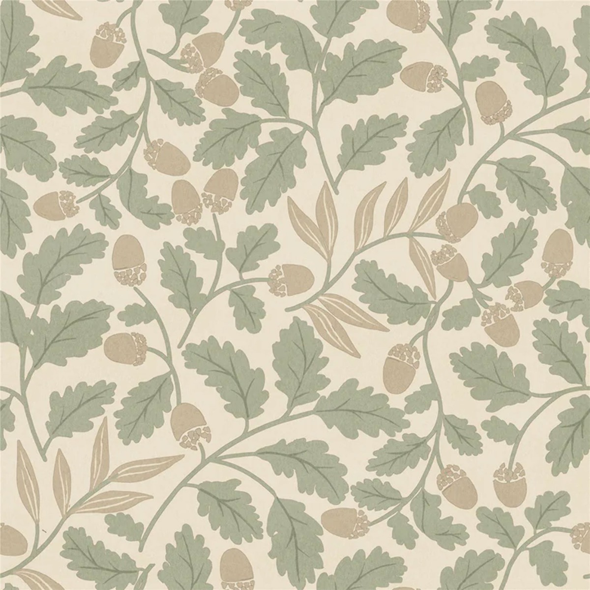 Acorn Trail Wallpaper Sage Green Arthouse 100359AH
