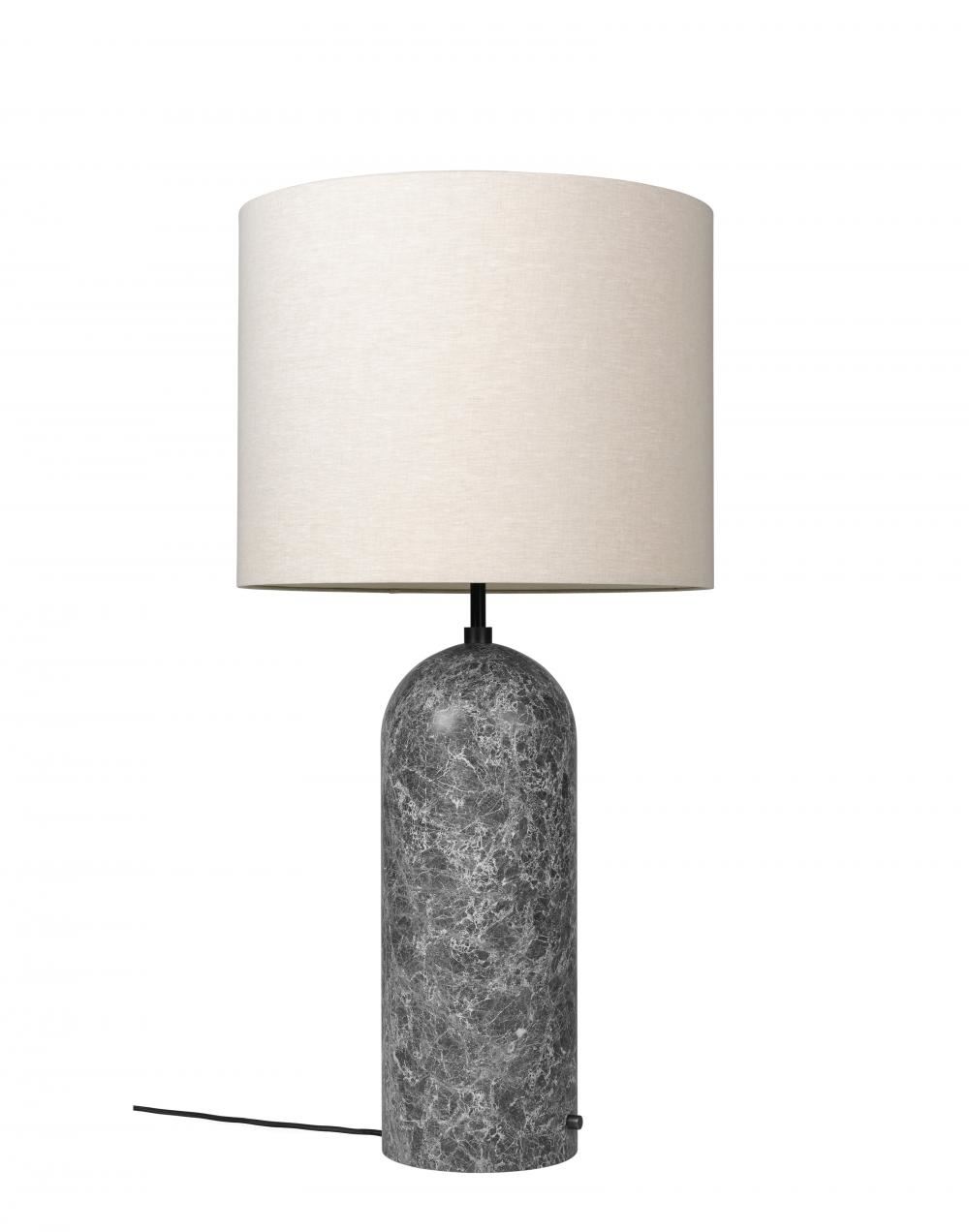 Gravity Xl Floor Lamp Grey Marble Low Canvas