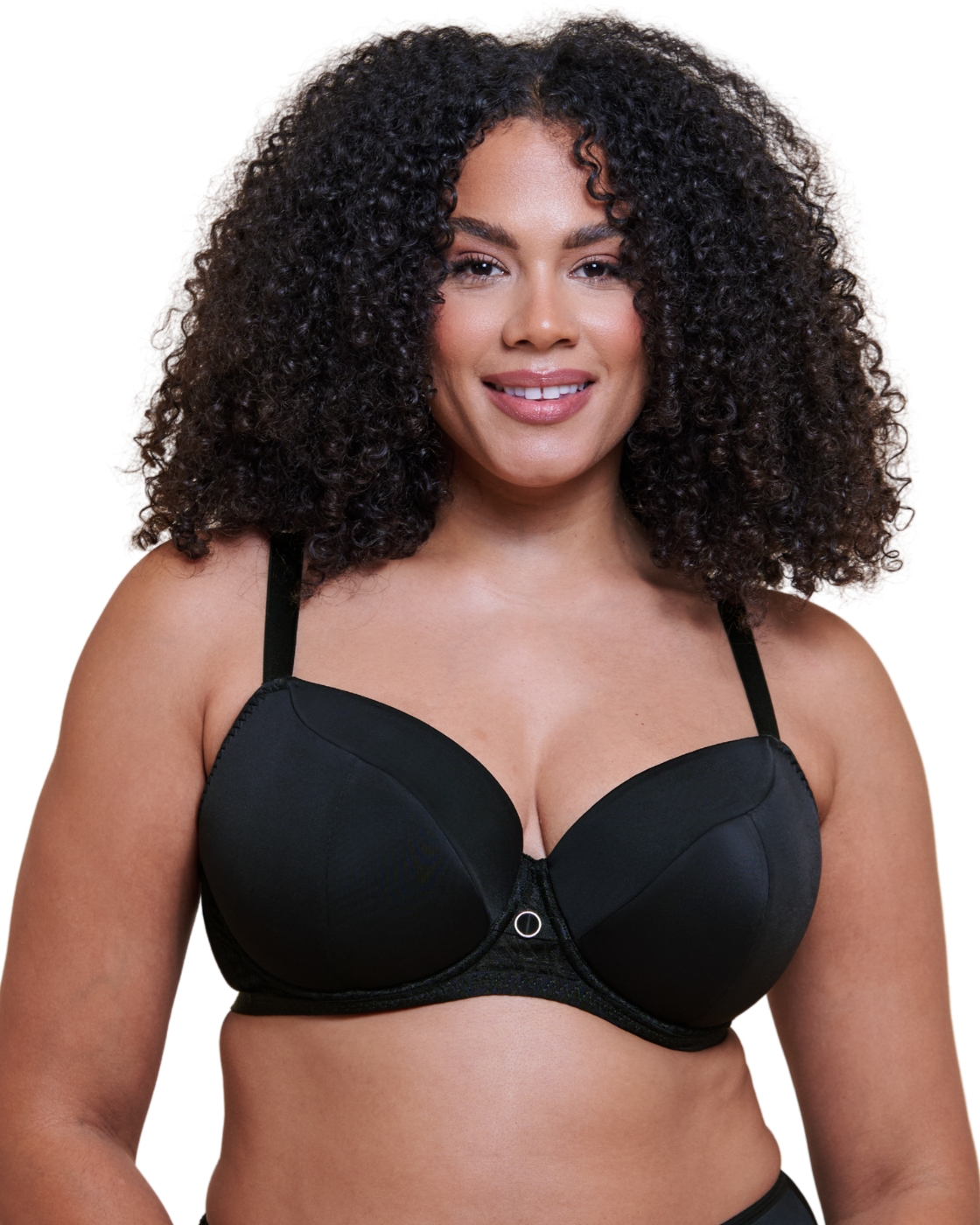 Curvy Kate Daze Padded T Shirt Balcony Bra - Black - 30D