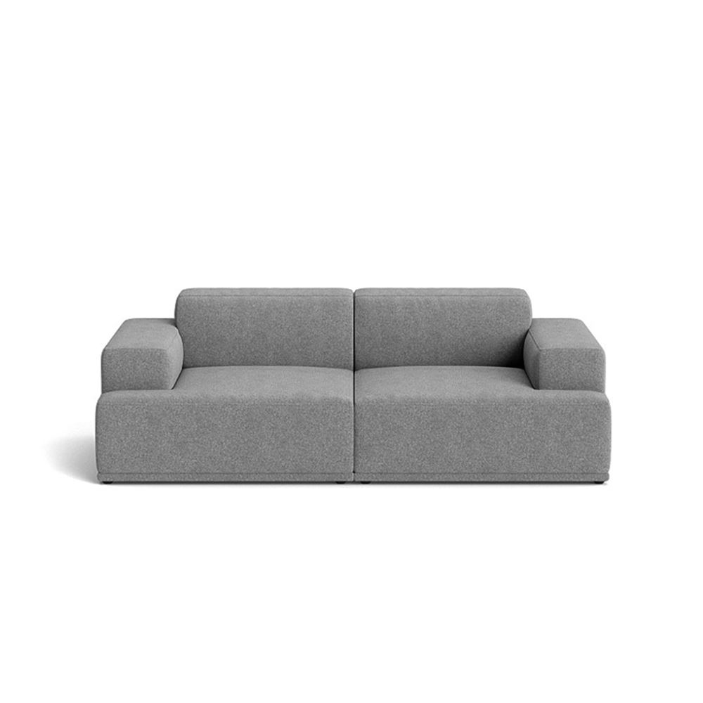 Connect Soft Modular Sofa 2seater Configuration 1 Plastic Black Hallingdal 166