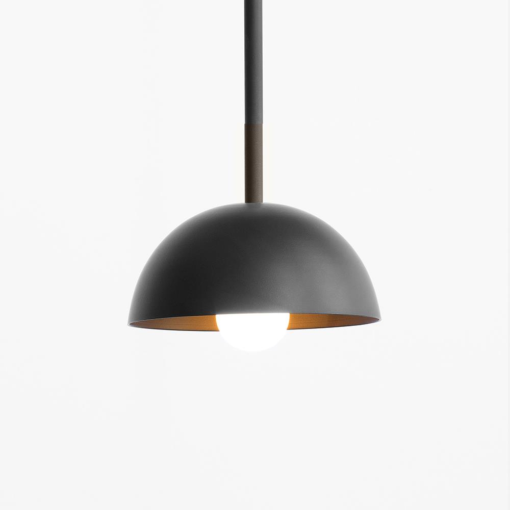 Lambert Fils Beaubien Simple Shade Pendant Black Graphite Designer Pendant Lighting