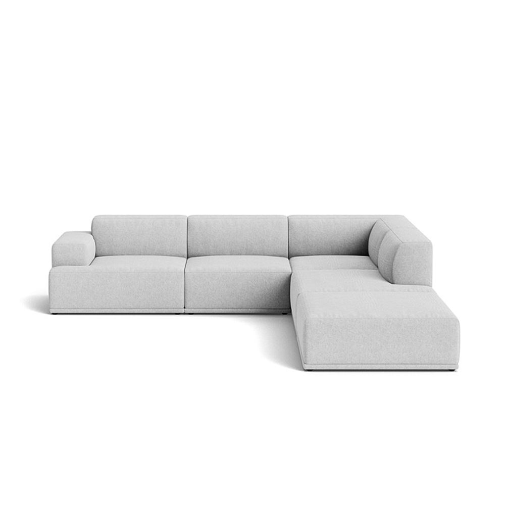 Connect Soft Modular Sofa Corner Configuration 2 Plastic Black Hallingdal 116