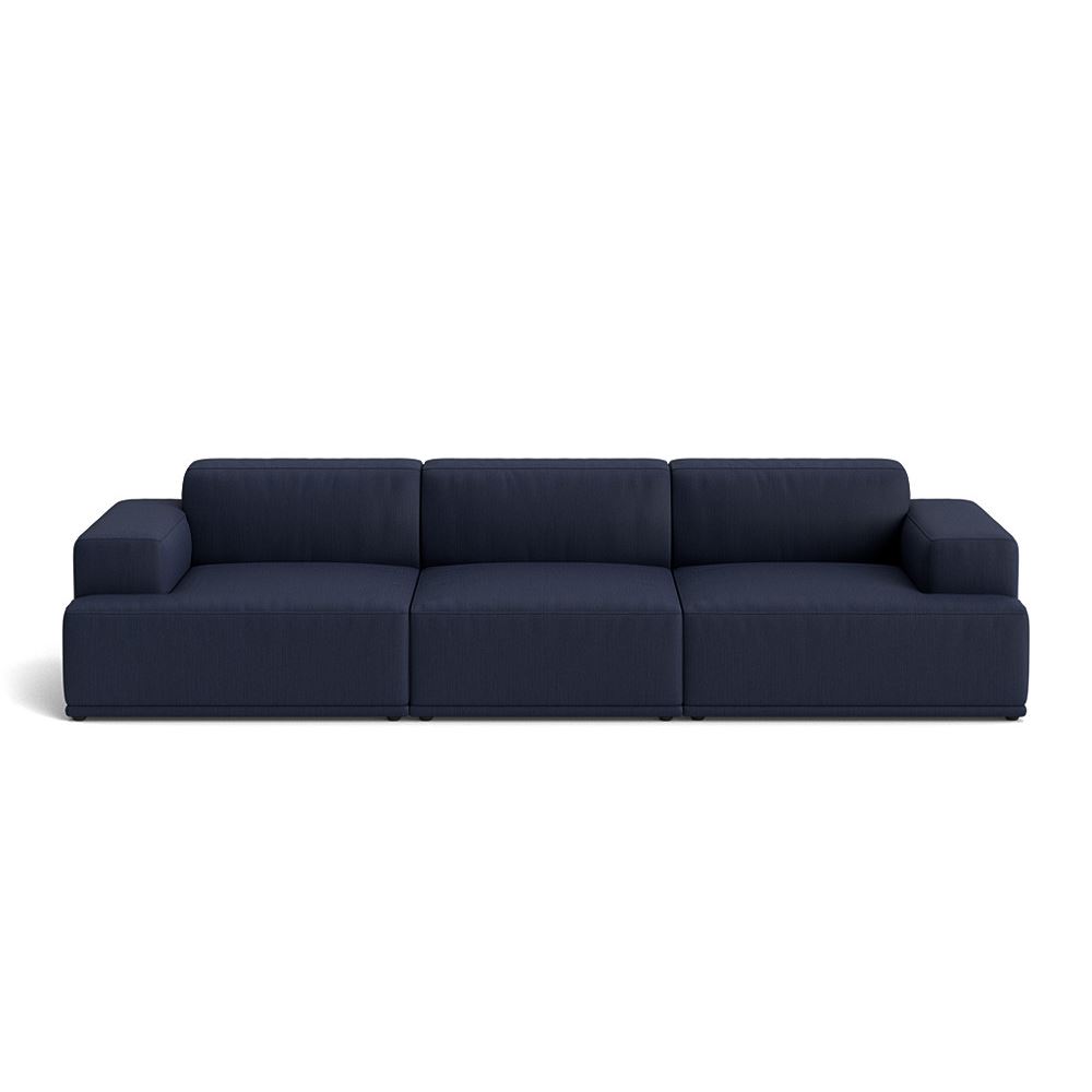 Connect Soft Modular Sofa 3seater Configuration 1 Plastic Black Balder 782