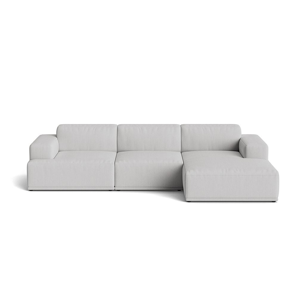 Connect Soft Modular Sofa 3seater Configuration 2 Plastic Black Balder 132