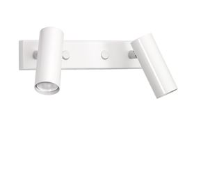 Puck Double Wall Spot Light White