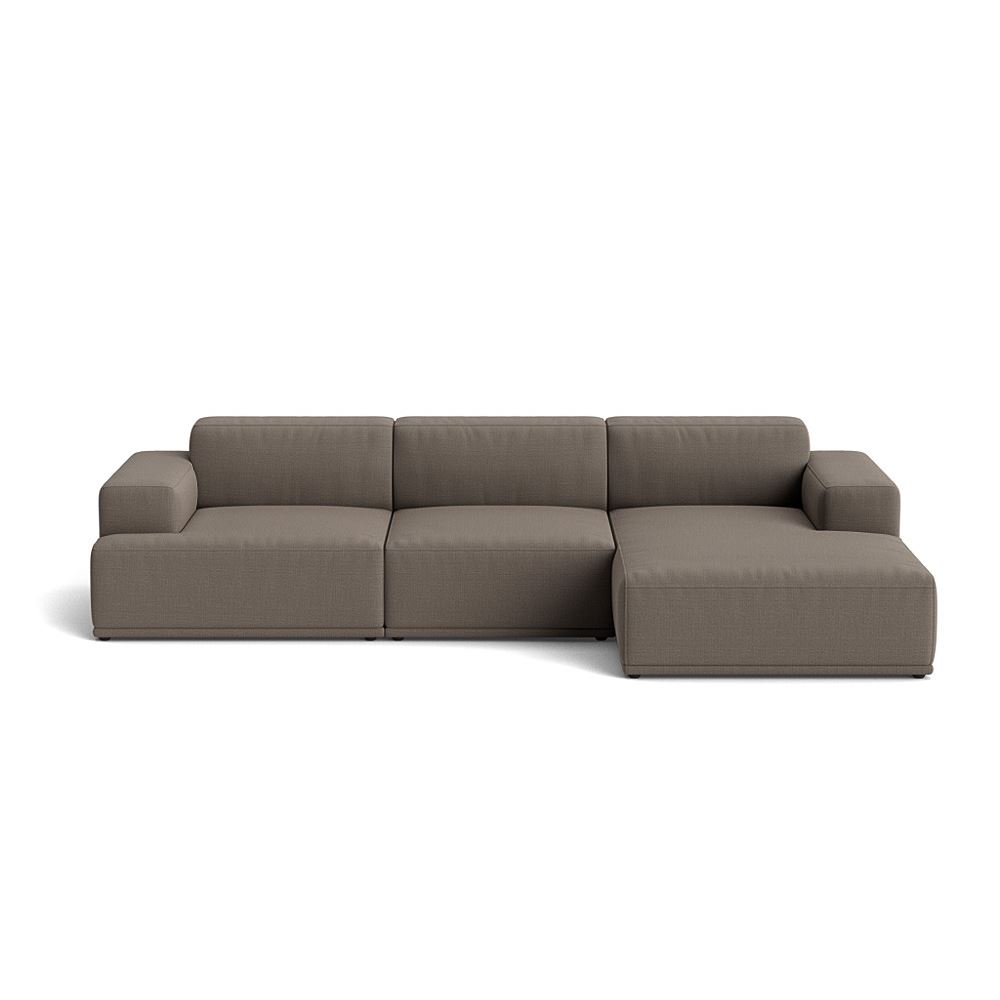 Connect Soft Modular Sofa 3seater Configuration 2 Plastic Black Canvas 264