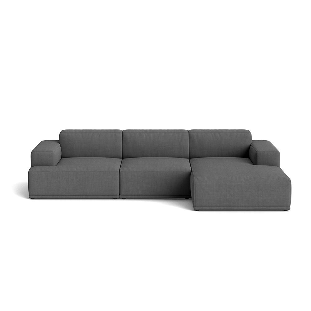 Connect Soft Modular Sofa 3seater Configuration 2 Plastic Black Remix 163