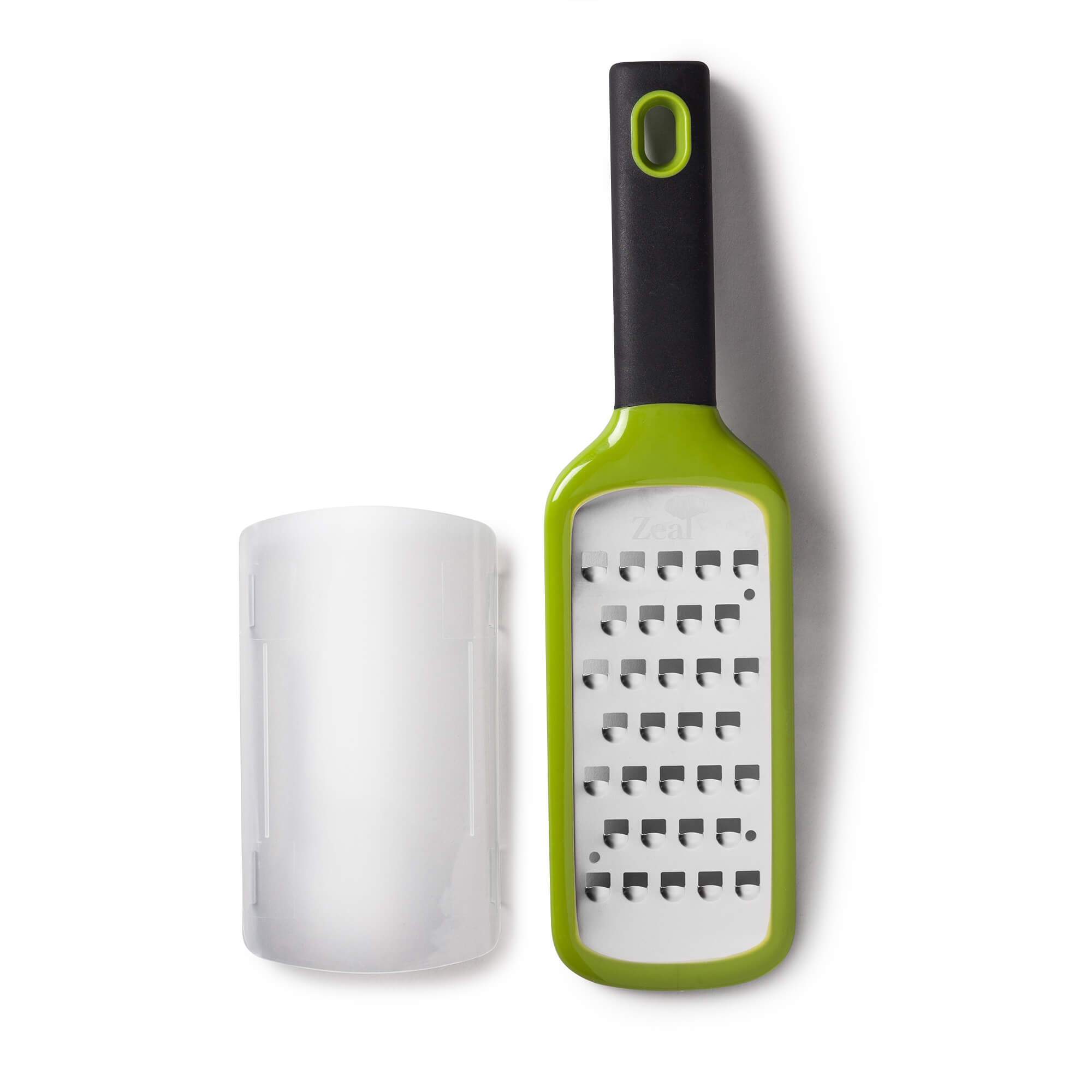 Zeal Cheese Grater with Soft Touch Handle in Lime