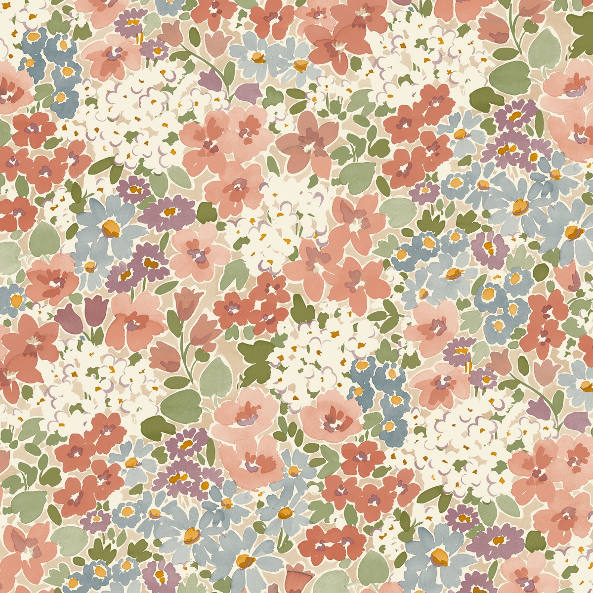 Ditsy Floral Wallpaper Pink Grandeco A80502