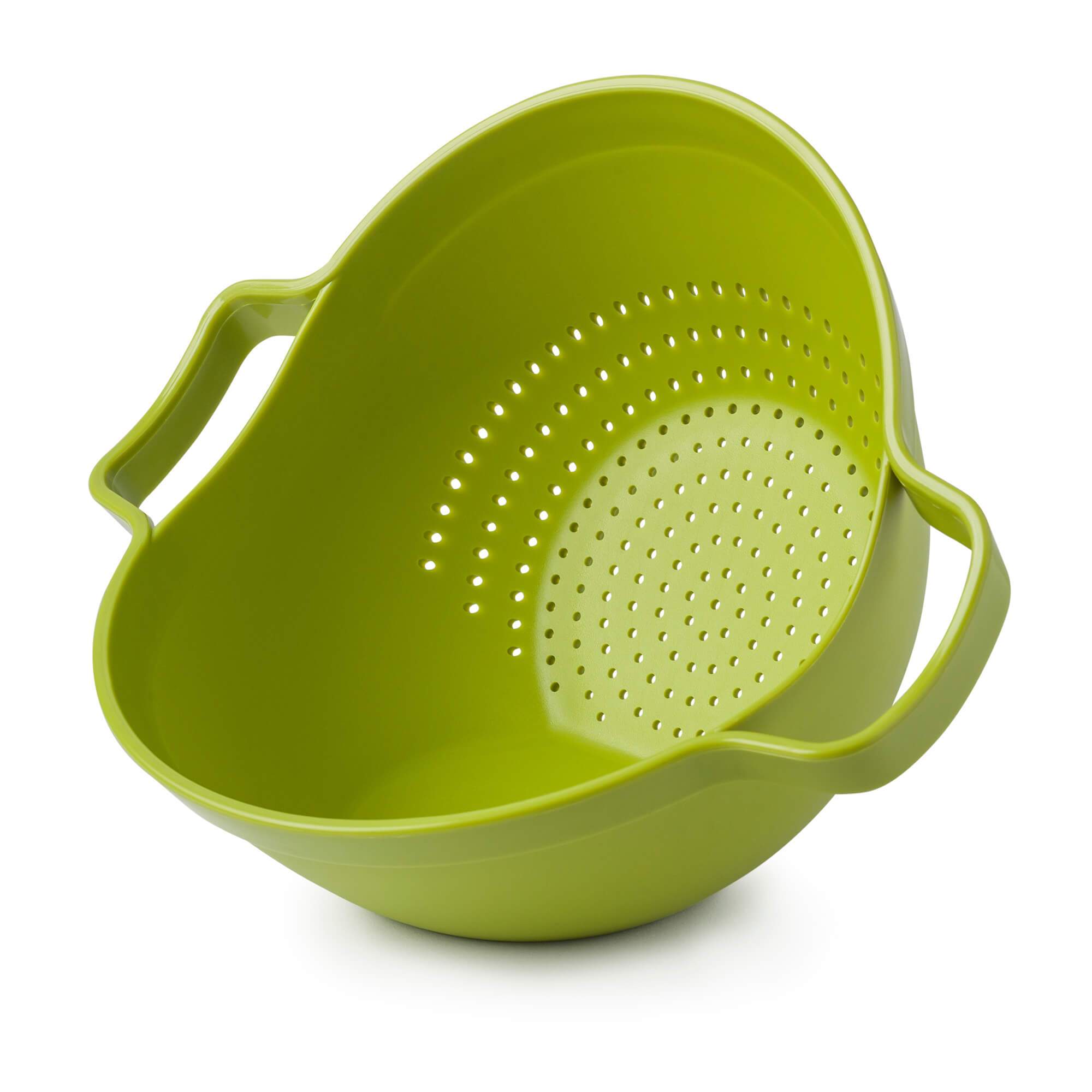 Zeal Drain & Serve Colander in Lime