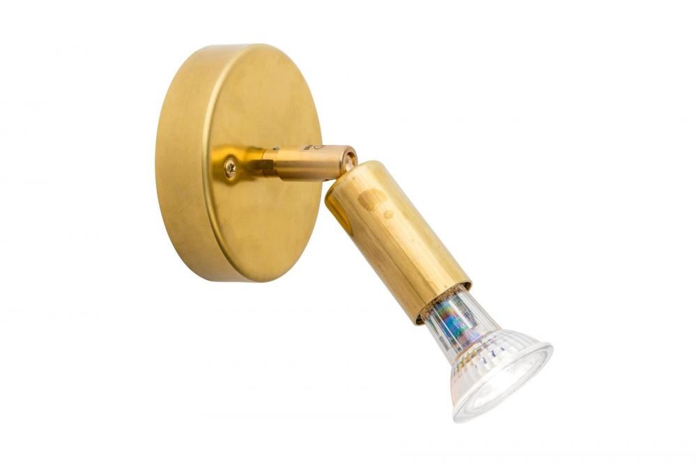 Star 1 Spotlight Rough Brass Cord And Dimmer
