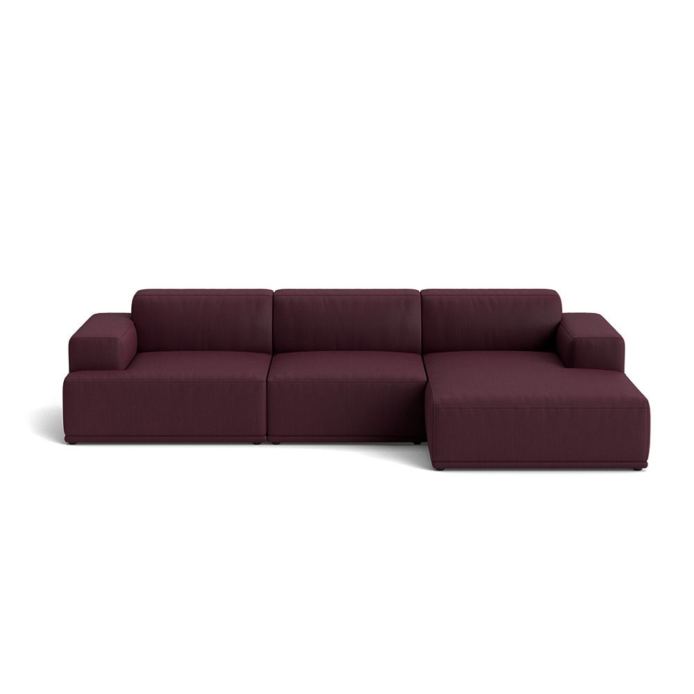 Connect Soft Modular Sofa 3seater Configuration 2 Plastic Black Balder 692