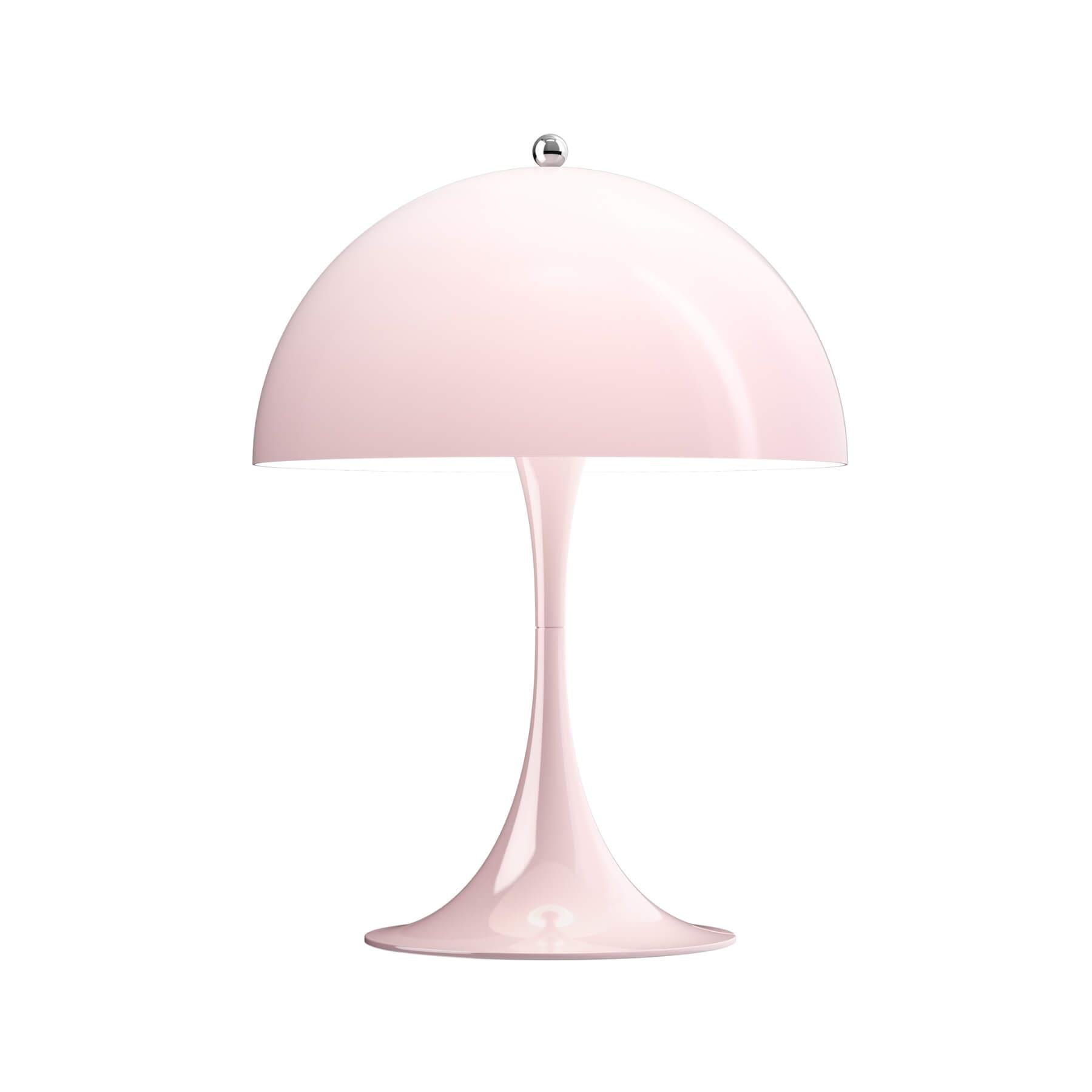 Louis Poulsen Panthella 250 Table Lamp Pale Rose Opal Acrylic Pink Designer Lighting From Holloways Of Ludlow