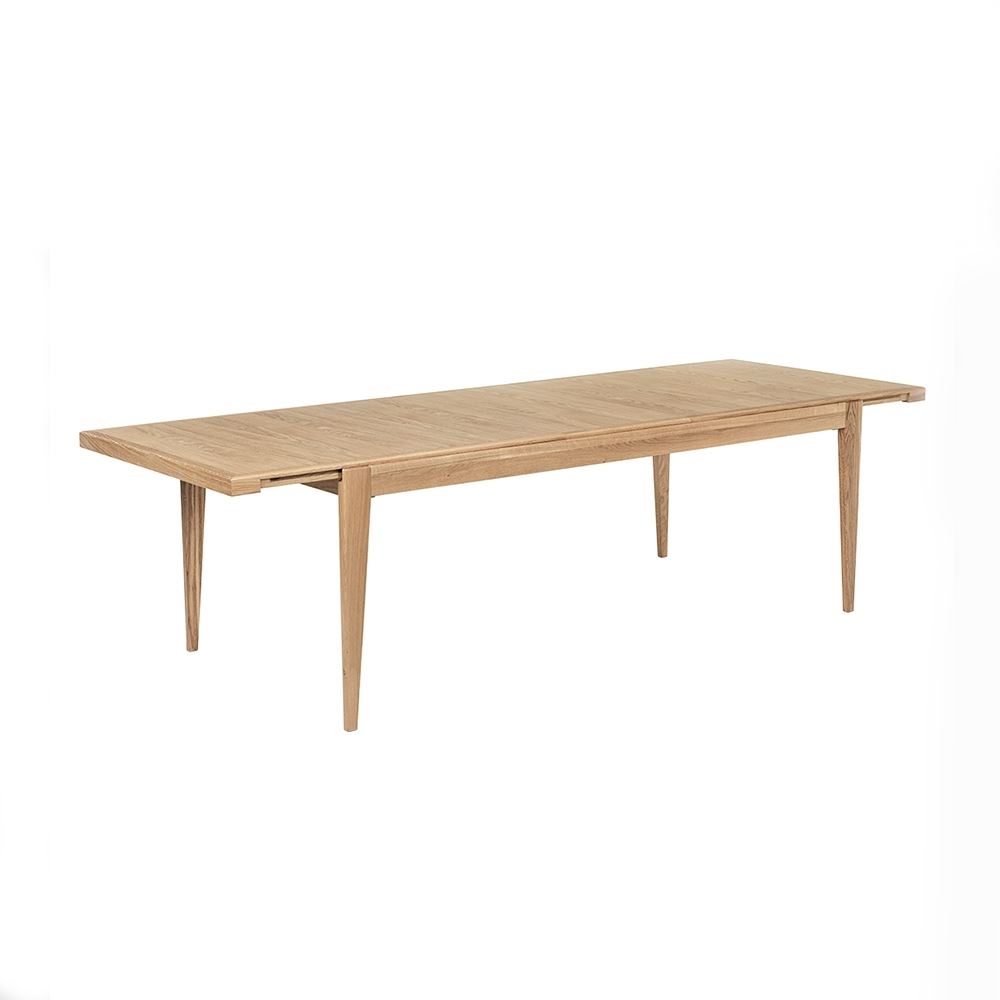 S Dining Table Extendable Oak Matt Lacquered