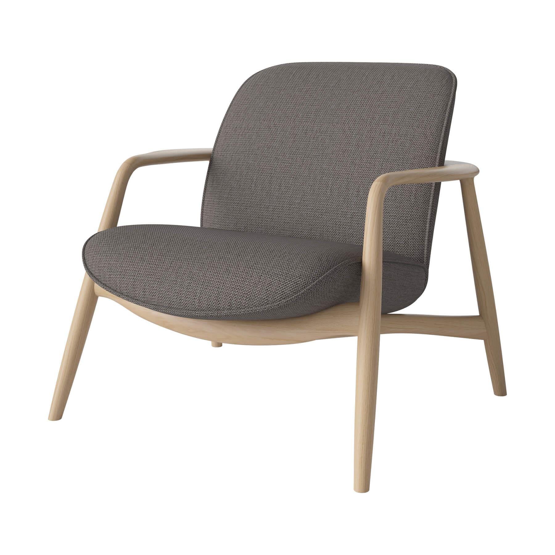 Bolia Bowie Armchair White Oiled Oak London Brown Designer Furniture From Holloways Of Ludlow