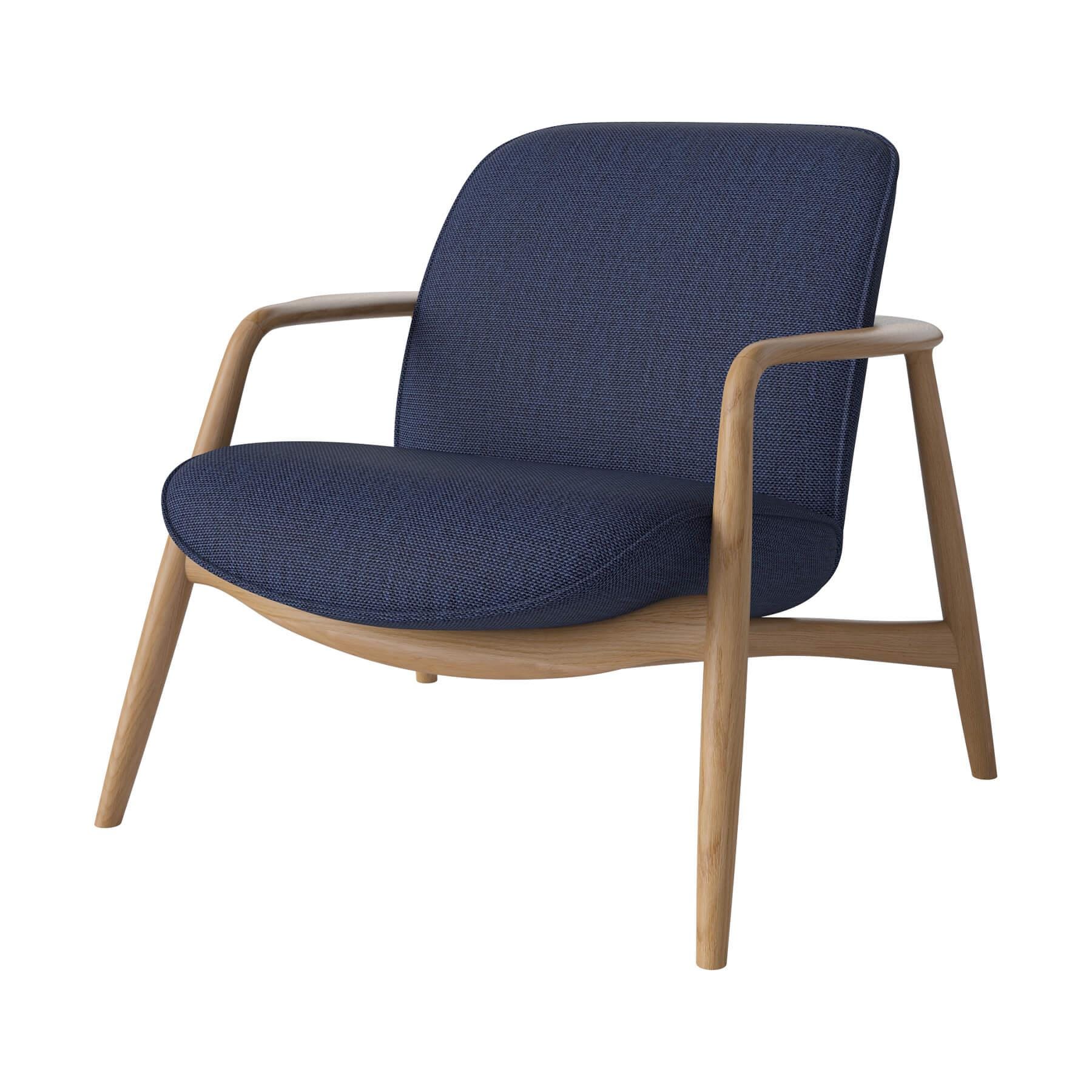 Bolia Bowie Armchair Oiled Oak London Blue Designer Furniture From Holloways Of Ludlow